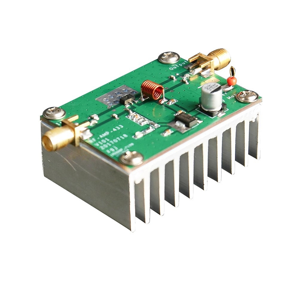 BABQ 433MHz 8W Placa amplificadora de potência RF HF Amplificadores de alta frequência Amplificador de potência digital