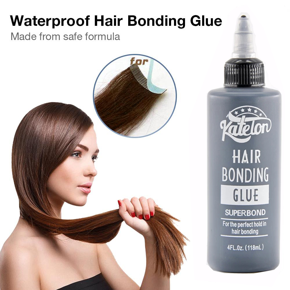 30/60/118ml cola adesiva para tecelagem de cabelo à prova d'água para cílios peruca extensão de cabelo cola adesiva