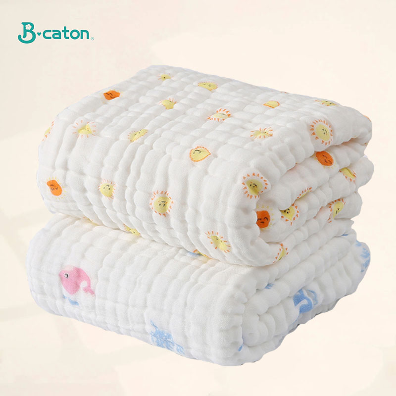 Toalla de baño para bebé, 100% de algodón para niños y niñas, toallas para bebé, manta para albornoz para recién nacido, toallita de gasa de 6 capas, manta infantil