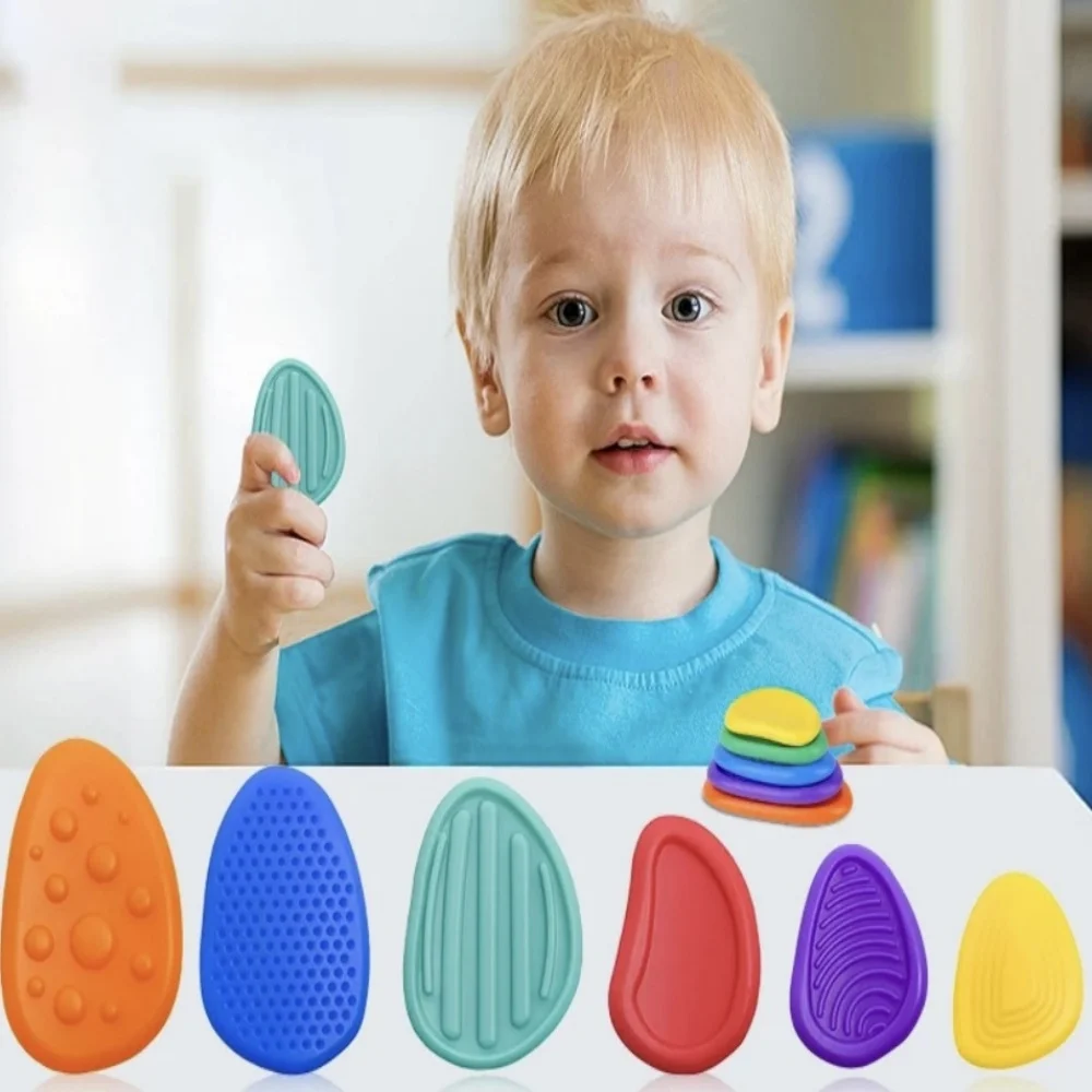 3 Stuks/24 Stuks Set Fidget Speelgoed Volwassenen Zintuiglijke Siliconen Steen Geweven Voor Autisme Kinderen Kalmerende Down Fidget stress Relief Speelgoed