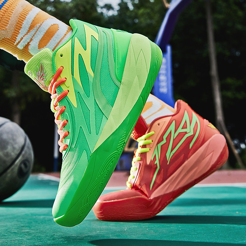 Hochwertige Lamelo Ball 2. Generation Basketballschuhe Tatsächlicher Kampf Rutschfeste neue Sportschuhe für Männer und Frauen