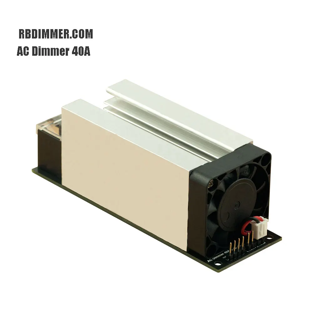 Módulo atenuador de CA para carga alta de 40 A 600 V, 1 canal, lógica de 3,3 V/5 V