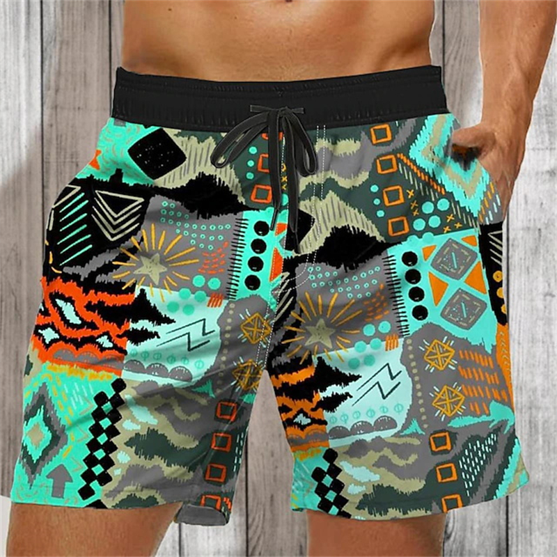 Short de plage imprimé Graffiti en 3D pour hommes et femmes, pantalon court décontracté, à la mode, Harajuku Y2k, maillot de bain