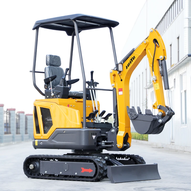 Mini Excavator 1.8 Ton New Crawler Digger Chinese Small Excavators 1 Ton 2 Ton  Customization