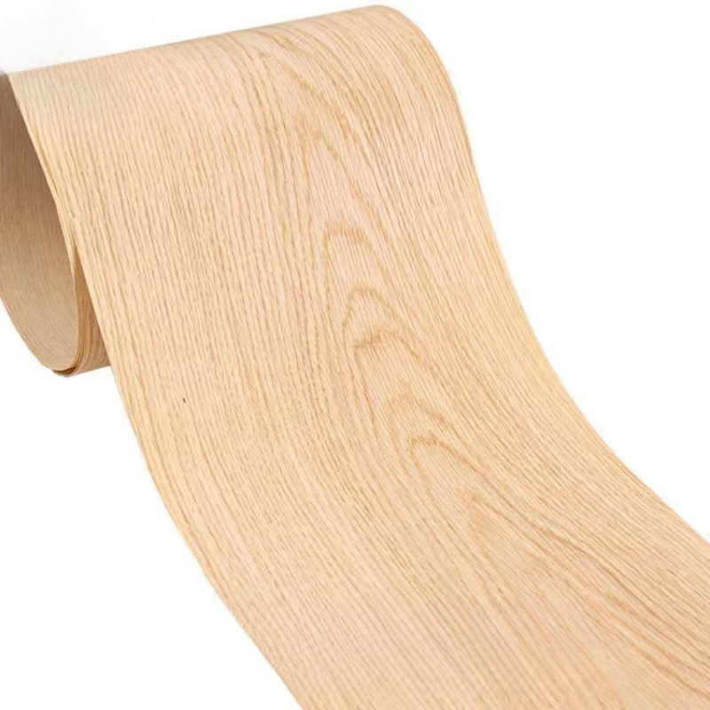 Rouleau de placage en bois de chêne blanc naturel, Surface décorative pour meubles, 20x250cm, T0.2mm