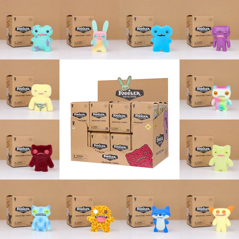 Оригинальная фигурка Fuggler, игрушки, слепая коробка, забавные уродливые зубные монстры, Fugglers, фигурка, Коллекционная модель, куклы, подарок для детей
