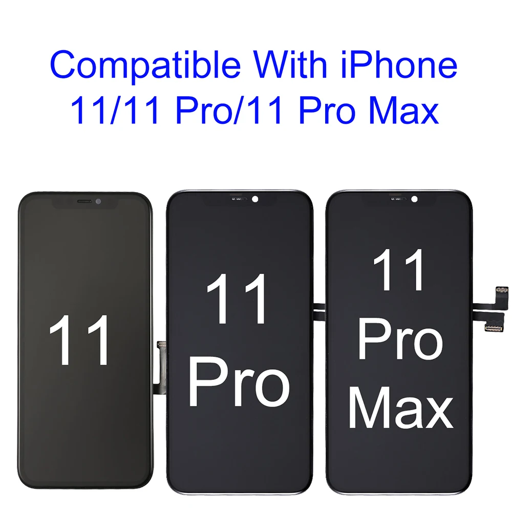 Best Choice EBR incell สําหรับ iPhone 11 11 Pro 11 Pro MAX จอแสดงผล LCD Touch Screen Digitizer Assembly Replacement