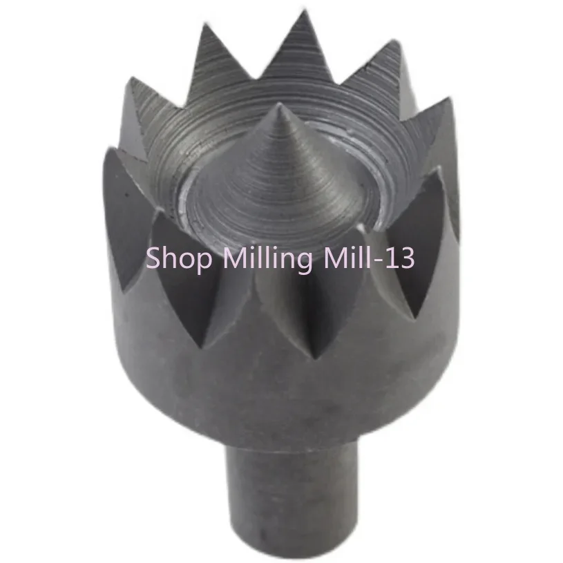 1pc Woodworking Lathe Accessories Plum Blossom Thimble Top Bead Chuck Tail Rotary Tool Rest Miniature Small Straight Handle Tail
