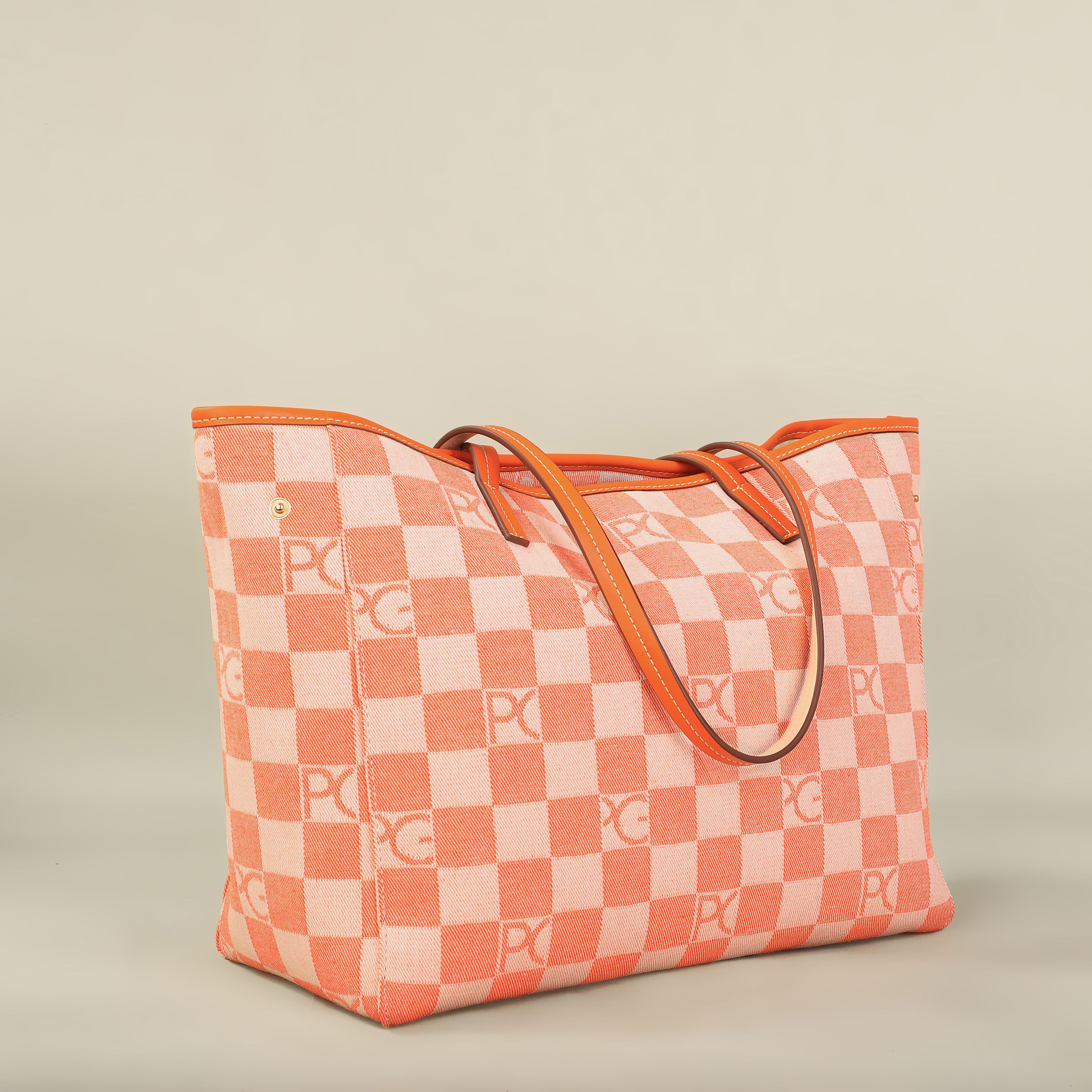 Bolso de mano con estampado de moda de marca de lujo PG para mujer, bolso multifuncional de gran capacidad para ir al trabajo en otoño e invierno 2025