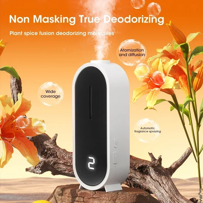 Smart Essential Oil Aromatherapy Diffuser USB Home Nebulizer Car & Toilet Deodorizer - Portable Aromatherapy Machine for Home
