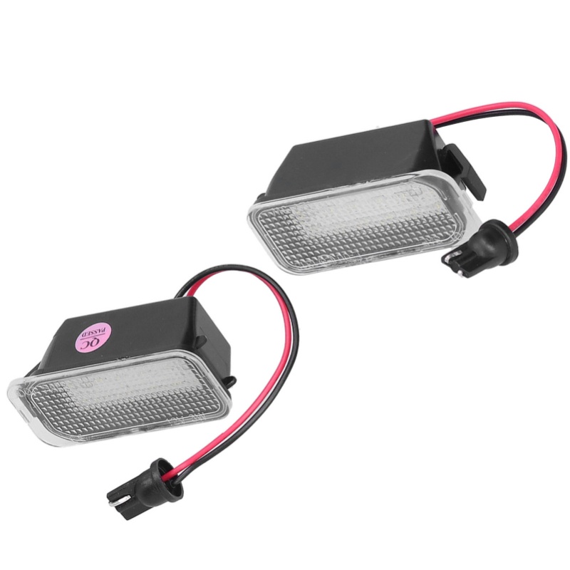 Paire de feux de plaque d'immatriculation de voiture LED 12V 3W, Plug And Play en plastique adapté pour Ford Focus MK2 DA3 5D 2006 – 2010