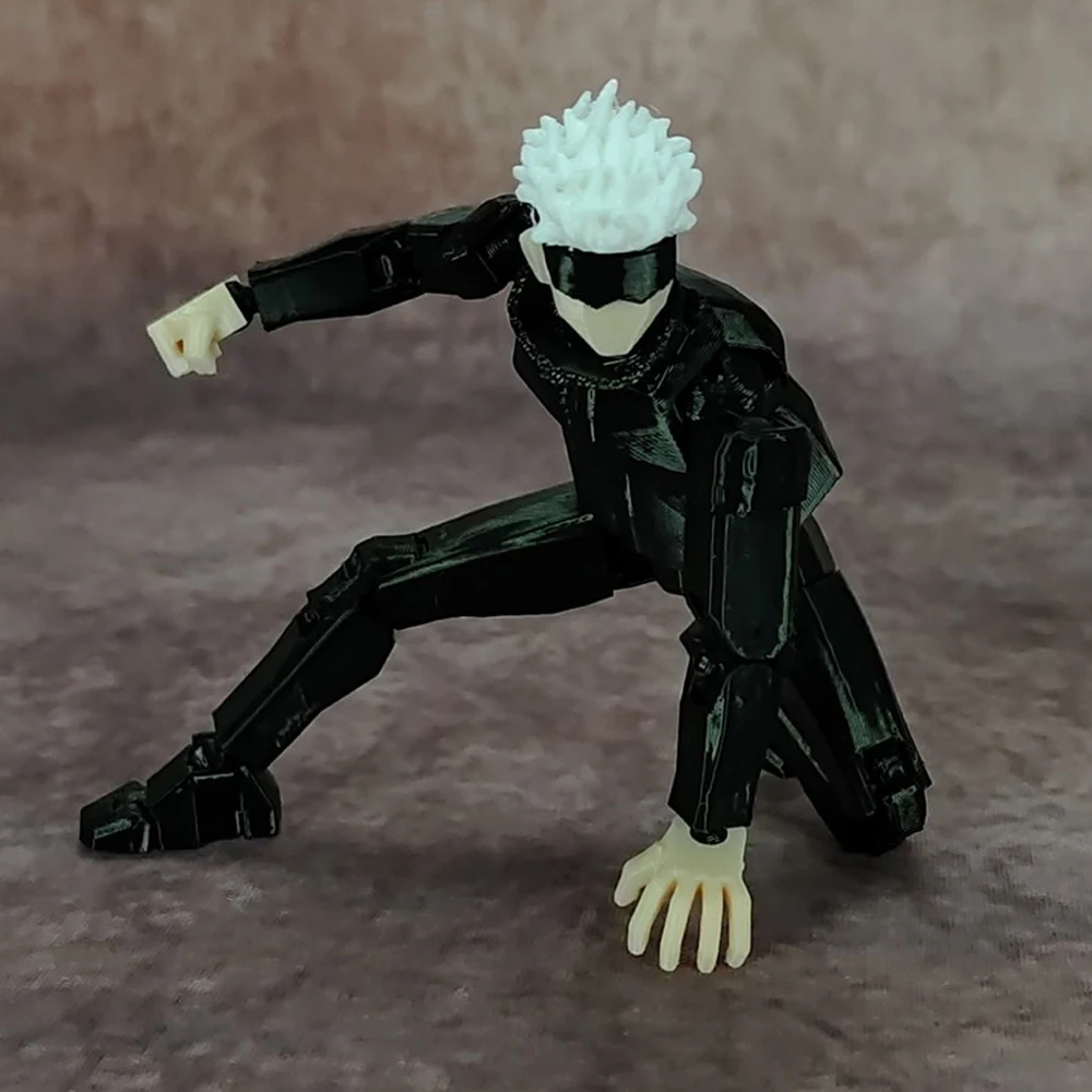 アニメのアクションフィギュア,色とりどりの関節,3Dプリントのゴジョサトル,ジュジュツカイゼン,シェイプシフトトイ,マネキンモデル,オーナメントギフト