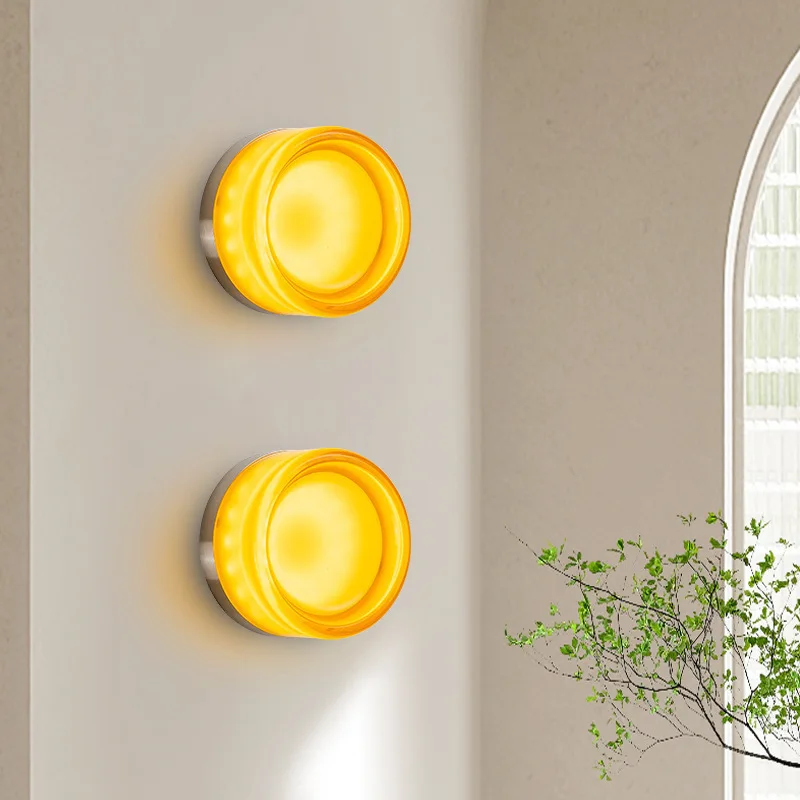 Nordic led lâmpada de parede para o quarto cabeceira entrada corredor atmosfera interior lâmpada parede fundo decoração lâmpada do teto
