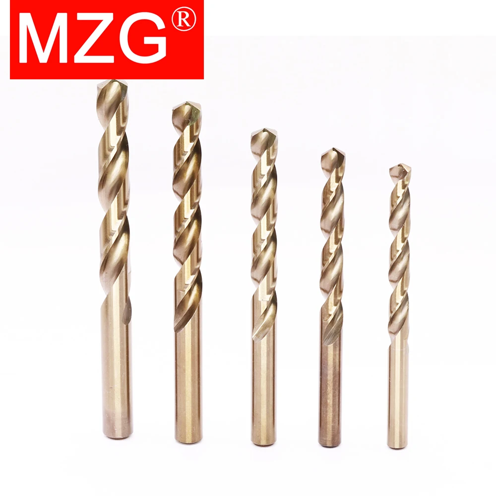MZG 1.0 - 13.0 MM Coban Phủ Thẳng Vít Chiều Dài Tiêu Chuẩn HSS M35 Thép Tốc Độ Cao Khoan Bộ CNC khoan Cắt