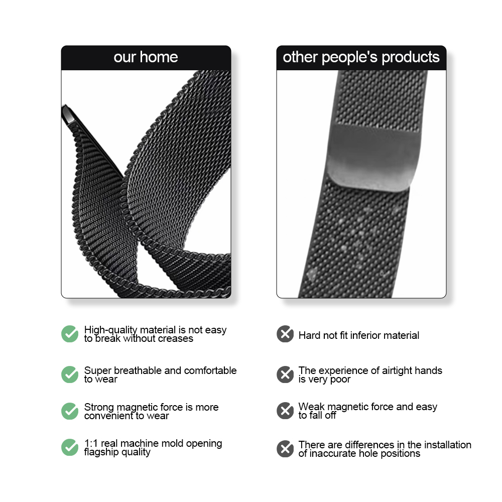 Correa Milanesa de ajuste rápido para Samsung Galaxy Watch 6, 5, 4, Classic, 43mm, 47mm, 40mm, 44mm, 42mm, 46mm, 5Pro, 45mm, correa de bucle magnético