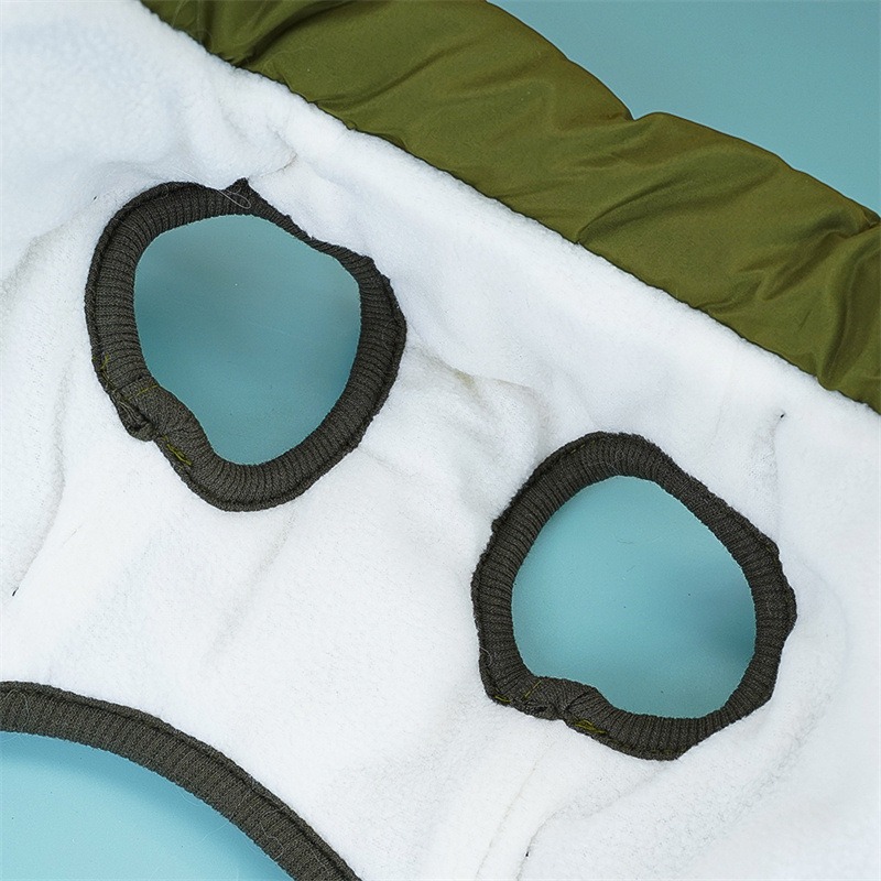 Jaqueta para cães de estimação com anel de arnês, colete quente de inverno, roupas para cães pequenos, casaco à prova d'água, chihuahua, buldogue francês