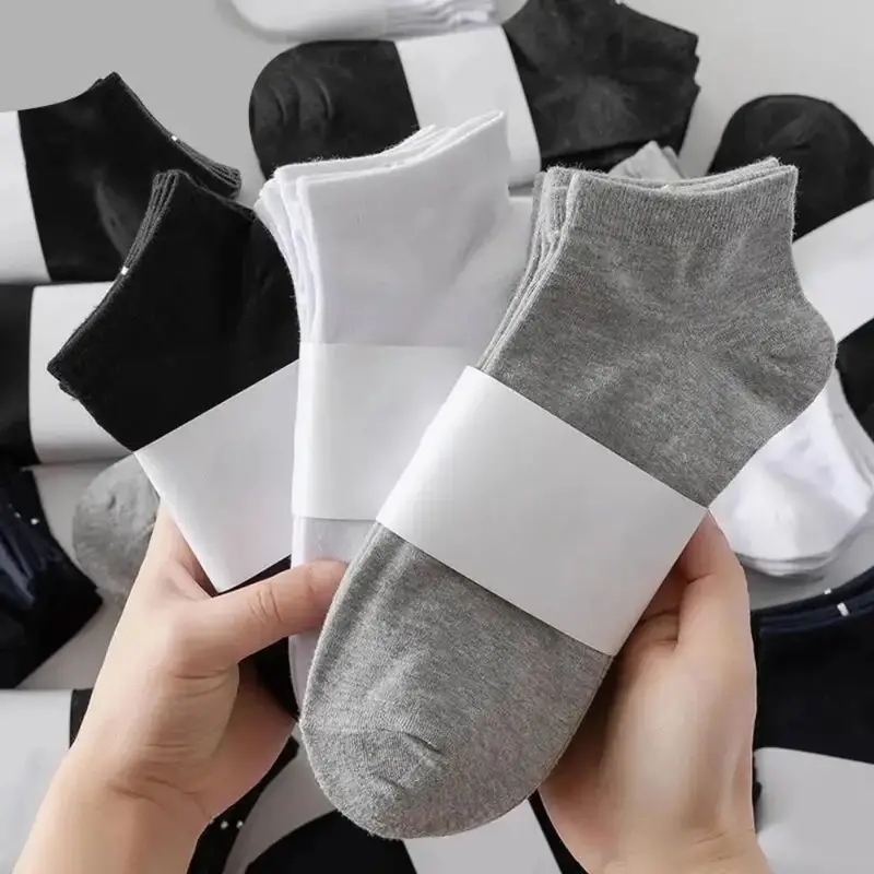 남녀 공용 편안한 발목 양말, 통기성 및 경량, 스포츠 및 데일리 착용에 이상적, 5/10 팩