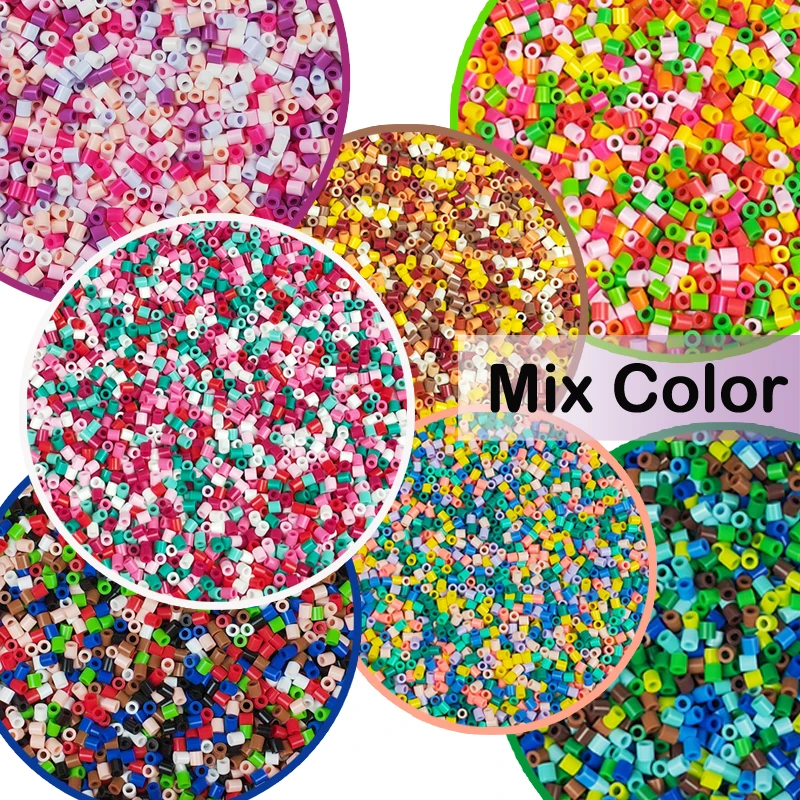 5MM Sắt Hạt Bộ 1000 Điểm Ảnh Xếp Hình Sắt Hạt Pha Trộn Màu Sắc Cho Bé Balo Hạt Tự Làm Handmade Cao Cấp quà Tặng
