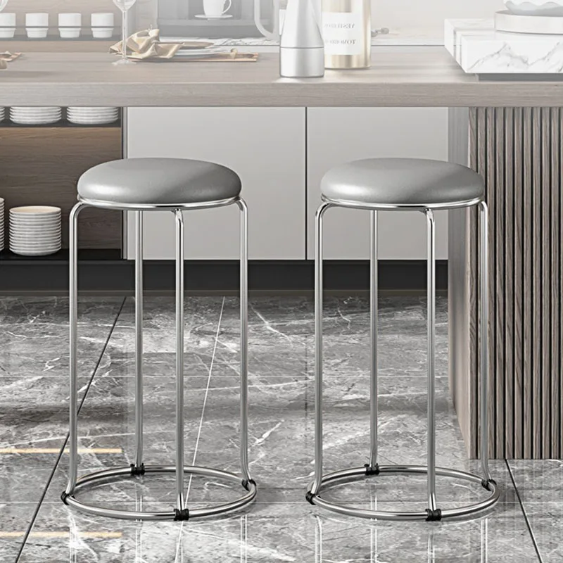 Ghế Quầy Bar Cao Cấp Xếp Ghế Gấp Gọn Đồ Nội Thất Không Gian Tiết Kiệm Vàng Khung Phân Đệm Mềm Mại Thoải Mái Thư Giãn Ghế Cao Cấp