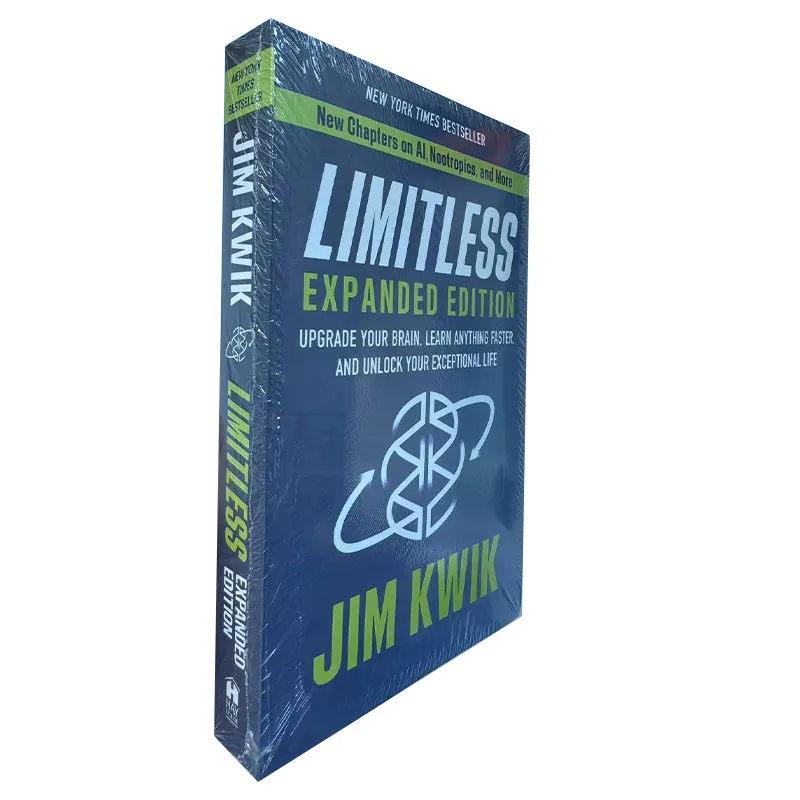 Edición expandida ilimitada de Jim Kwik Mejora tu cerebro, aprende cualquier cosa más rápida y desbloquea su vida excepcional en rústica