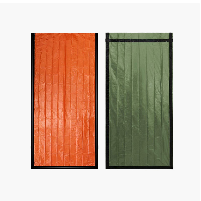 แบบพกพากันน้ําฉุกเฉิน Survival Sleeping Bag กลางแจ้ง Edc Camping Gear ความร้อนกระสอบ First Aid Rescue Kit Mylar ผ้าห่ม