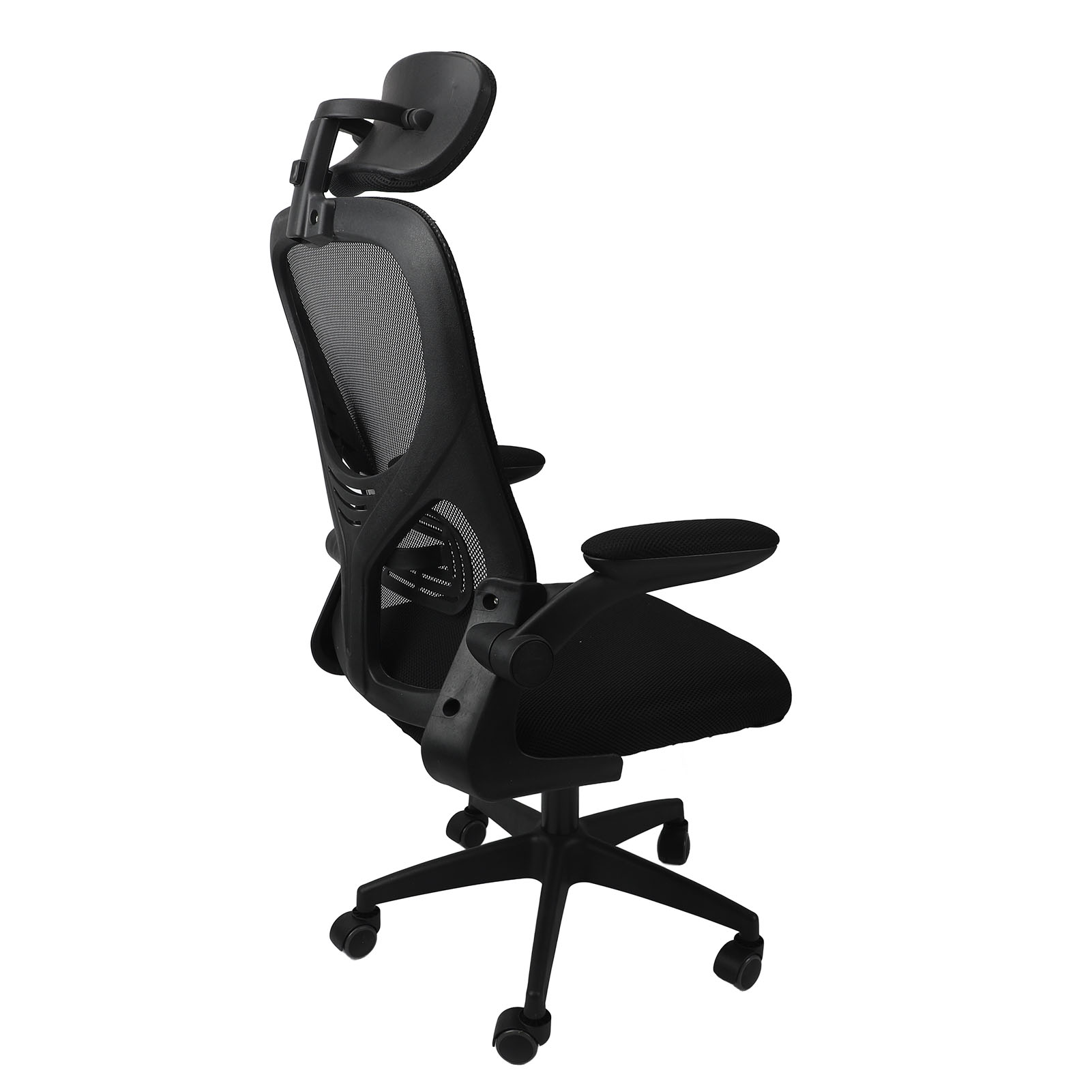 Office Chair Comfortable Breathable Mesh High Back Desk Chair with Lumbar Support 3D Headrest 90 Degree Rotating Armrests Wheels