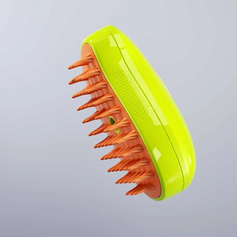 Escova vaporosa para cães, spray elétrico, escova de cabelo para gatos, 3 em 1, escova a vapor para massagem, cuidados com animais de estimação, remoção de pelos emaranhados e soltos