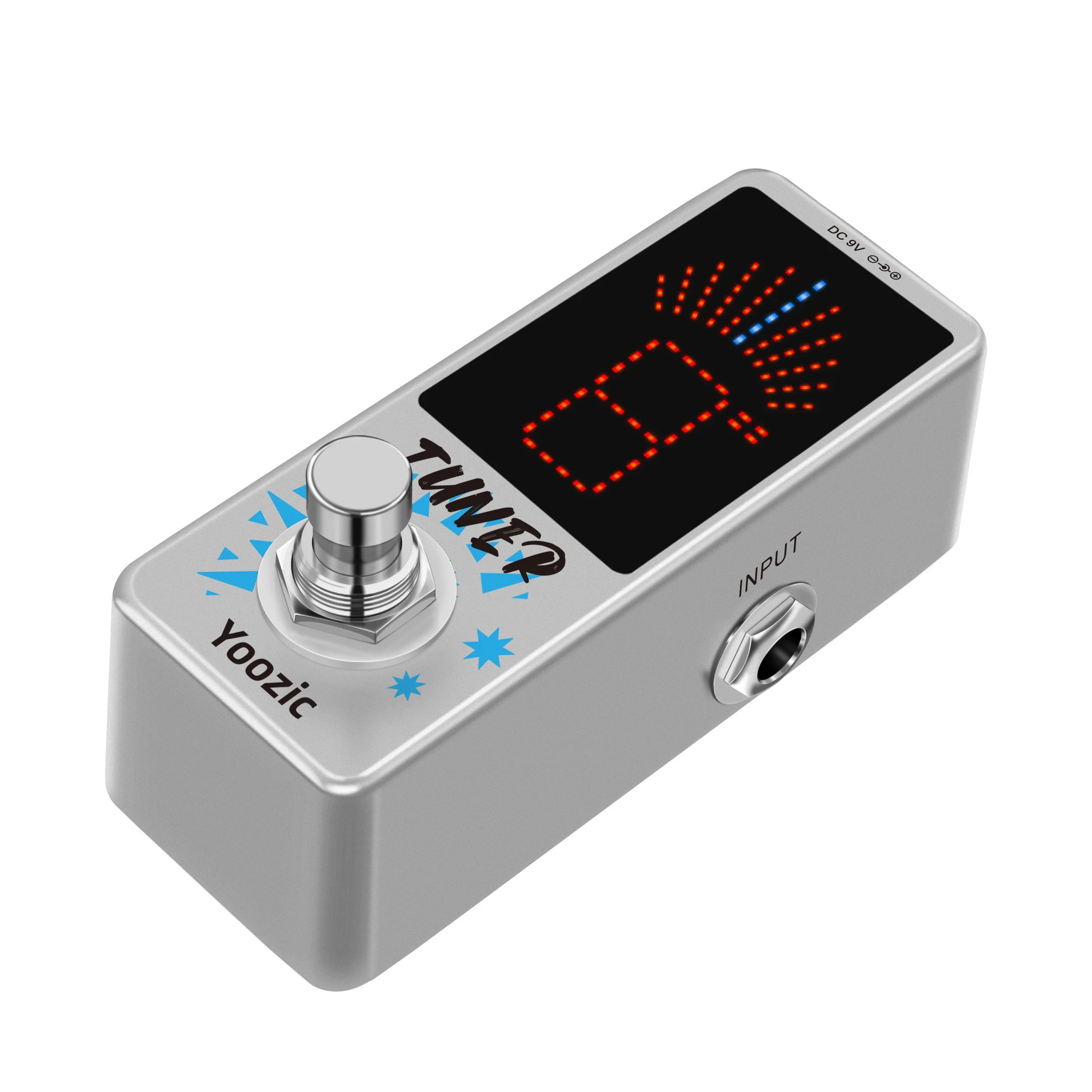 Yoozic Tuner Pedal Chromatic Guitar Tuning Pedal  High Precision with Pitch Indicator for Guitar  Bass True Bypass LT-910