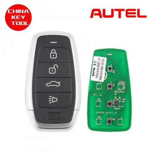 1 шт. Autel IKEYAT004CL AT004CL универсальный смарт-дистанционный ключ 4 кнопки AUTEL SMART KEY для смарт-ключа Autel для KM100 IM508 IM608