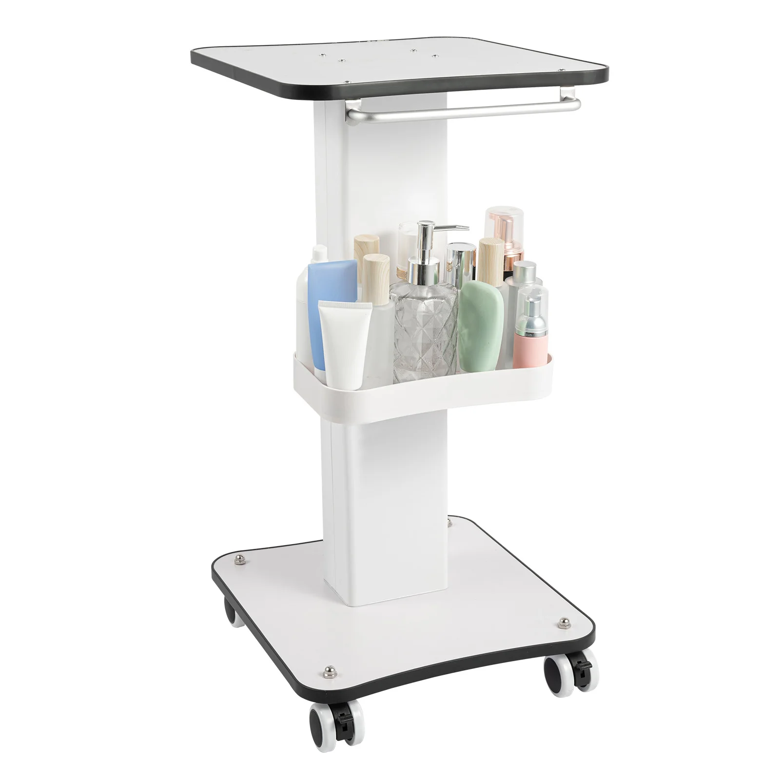 Carrello per salone Carrello per strumenti di bellezza Carrello ausiliario per bellezza Carrello portaoggetti con ruota Attrezzatura per carrello spa