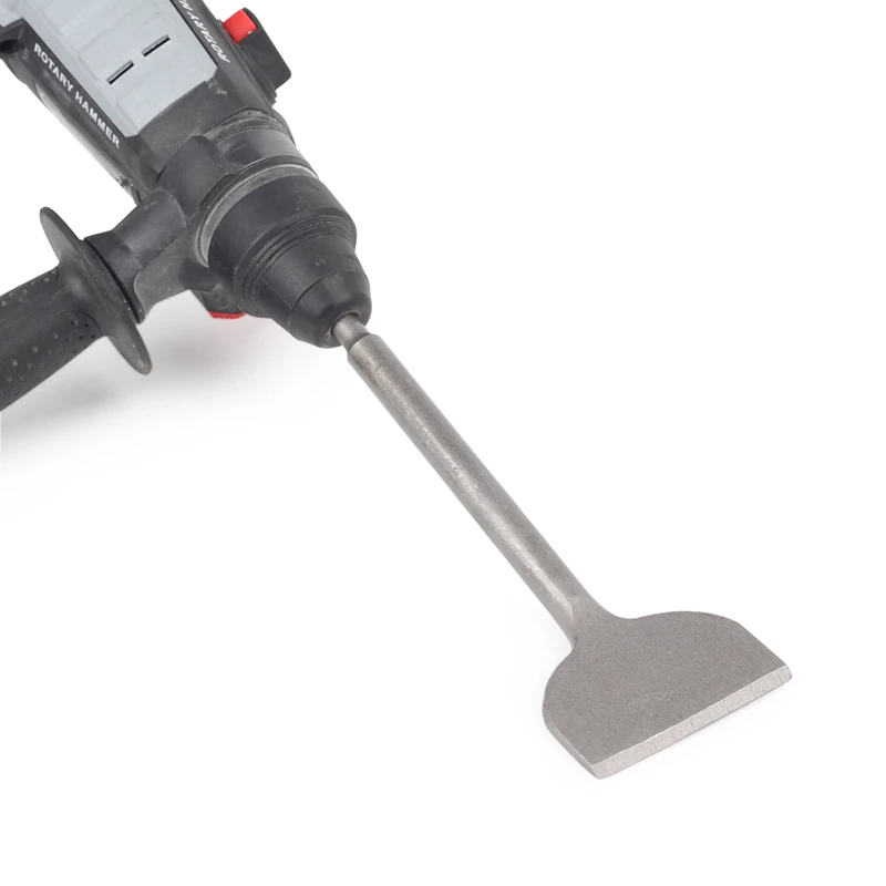 1PC SDS PLUS Round Shank Electric Hammer Drill Bit Groove Flat Chisel Masonry For Concrete Impact Drill Elbow Widening Drill Bit