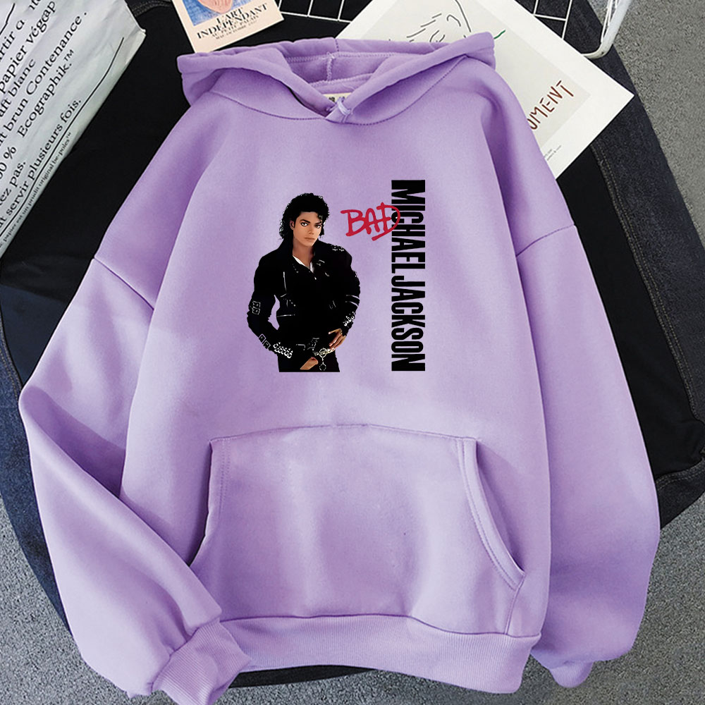 Michael Jackson Graphic Hoodies Langarm-Mode-Sweatshirts für Jungen/Mädchen Unisex-Grafikdruck Moletom Neue Pullover