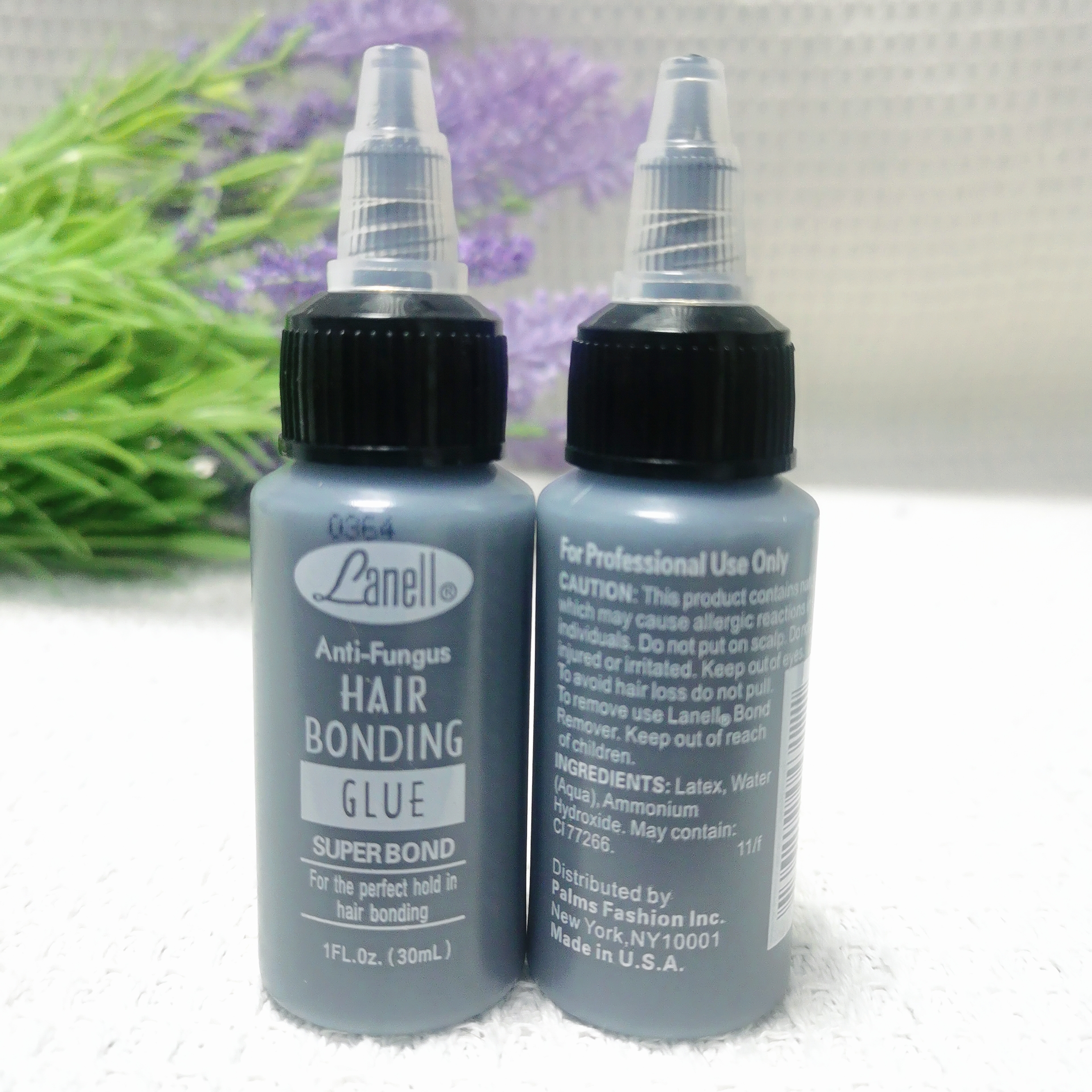 1 Fles 1 Oz 30 Ml Lanell Zwart Haar Weven Bond Anti-Schimmel Haarbinding Lijm Super Binding Voor De Perfecte Grip In Hechting