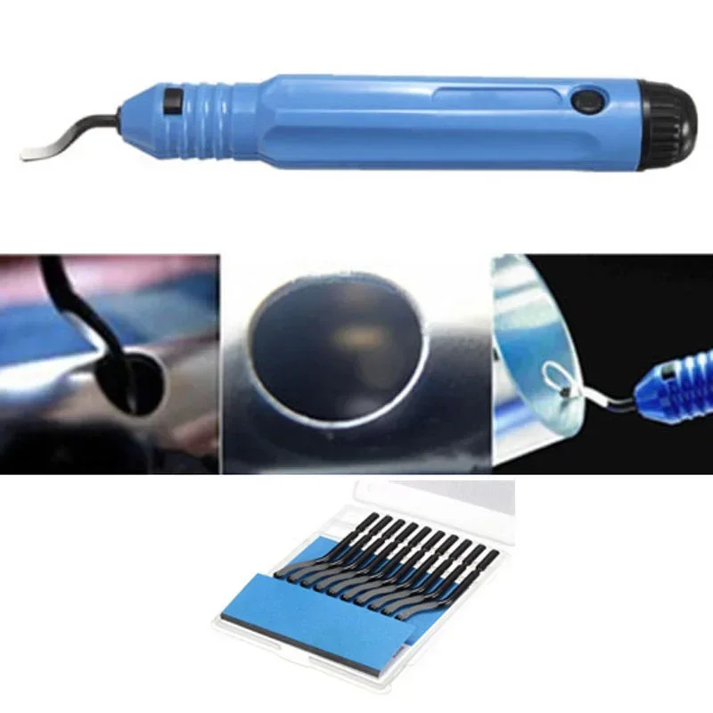 Taglierina per bordi fai-da-te NB1100 Maniglia per sbavatura Bava in metallo per parti di utensili per alesatore per tubi in rame Lame per rifilatura BS1010 Raschietto per bava