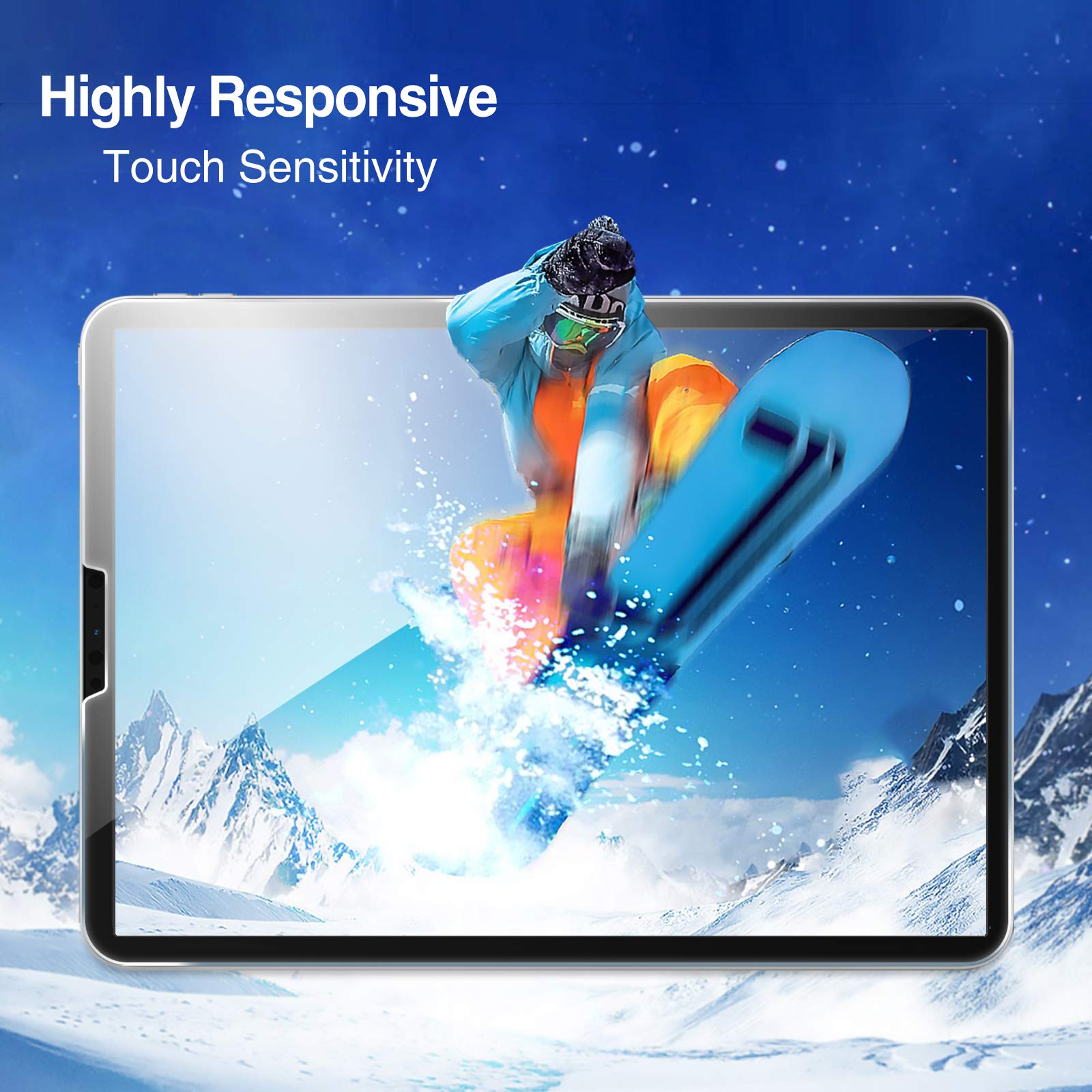 Защитная пленка для экрана для Apple iPad Air Pro 11 2024 9.7 10.2 10.5 10.9 2-й 3-й 4-й 5-й 6-й 9-й 10-го поколения из закаленного стекла