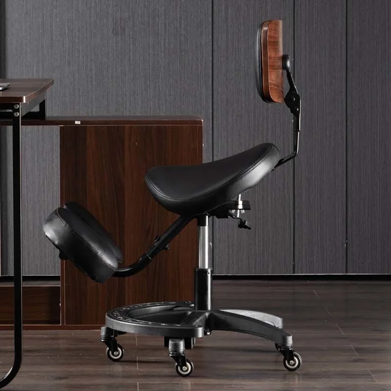Sgabello da sella ergonomico per ufficio sedia in ginocchio con supporto per la schiena sedia in ginocchio regolabile per impieghi gravosi per Dental Saloon Spa