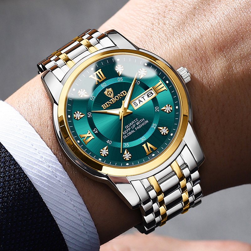 2024 Top Marke Luxus Mode Taucher Uhr Männer 30ATM Wasserdicht Datum Uhr Sport Uhren Herren Quarz Armbanduhr Relogio Masculino