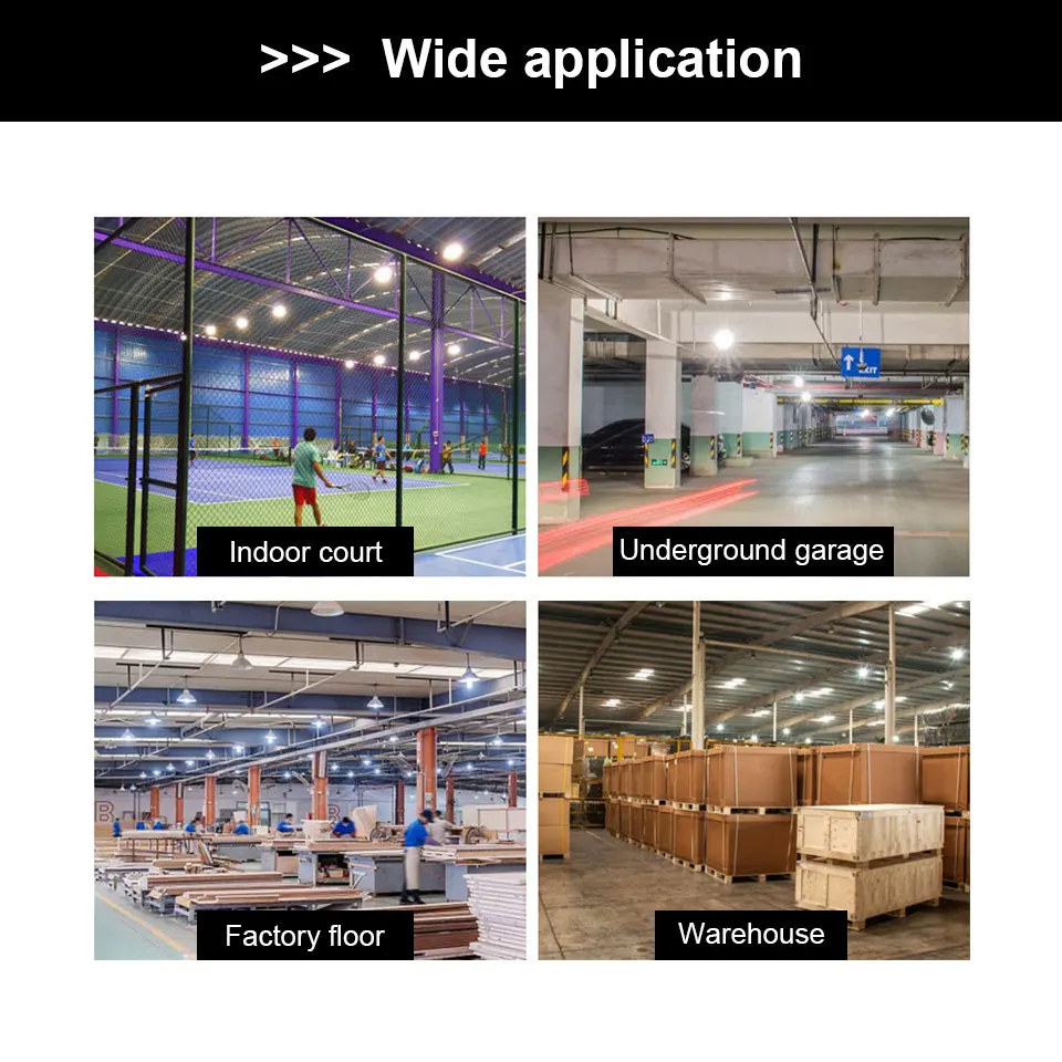 100W E27 LED Bulb - 220V High Power Bright Energy Saving Light 11x20cm for Home, Garage, Warehouse, Office