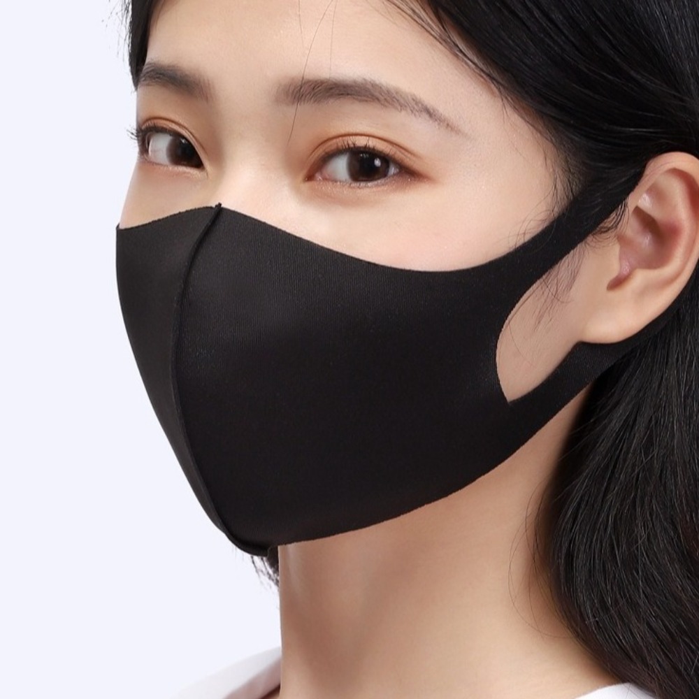 Nouveau masque respirant en soie glacée lavable Anti-UV masque de protection solaire Anti-poussière voile pour le visage cadeau