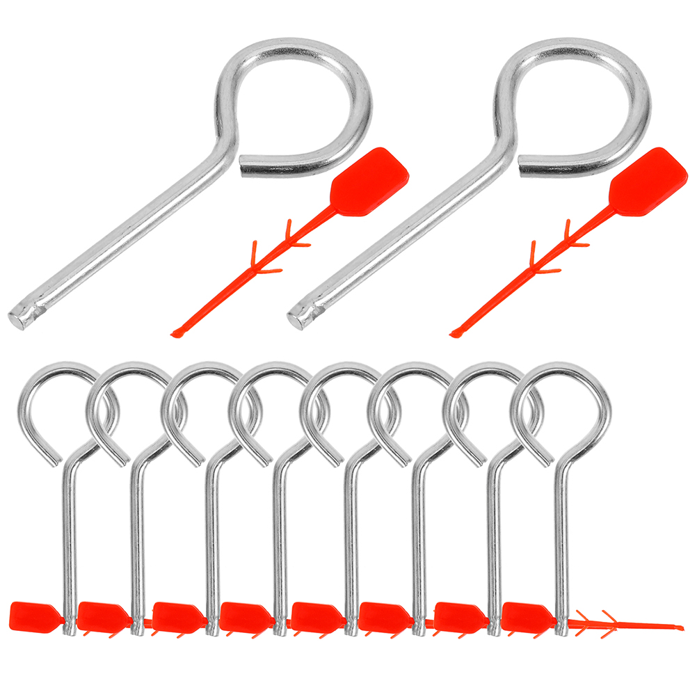 20 set Fire Extinguisher Pins Seals Metal Safety Pull Lock Replacement Parts Secure Emergency Tamper Kit Labels Handheld
