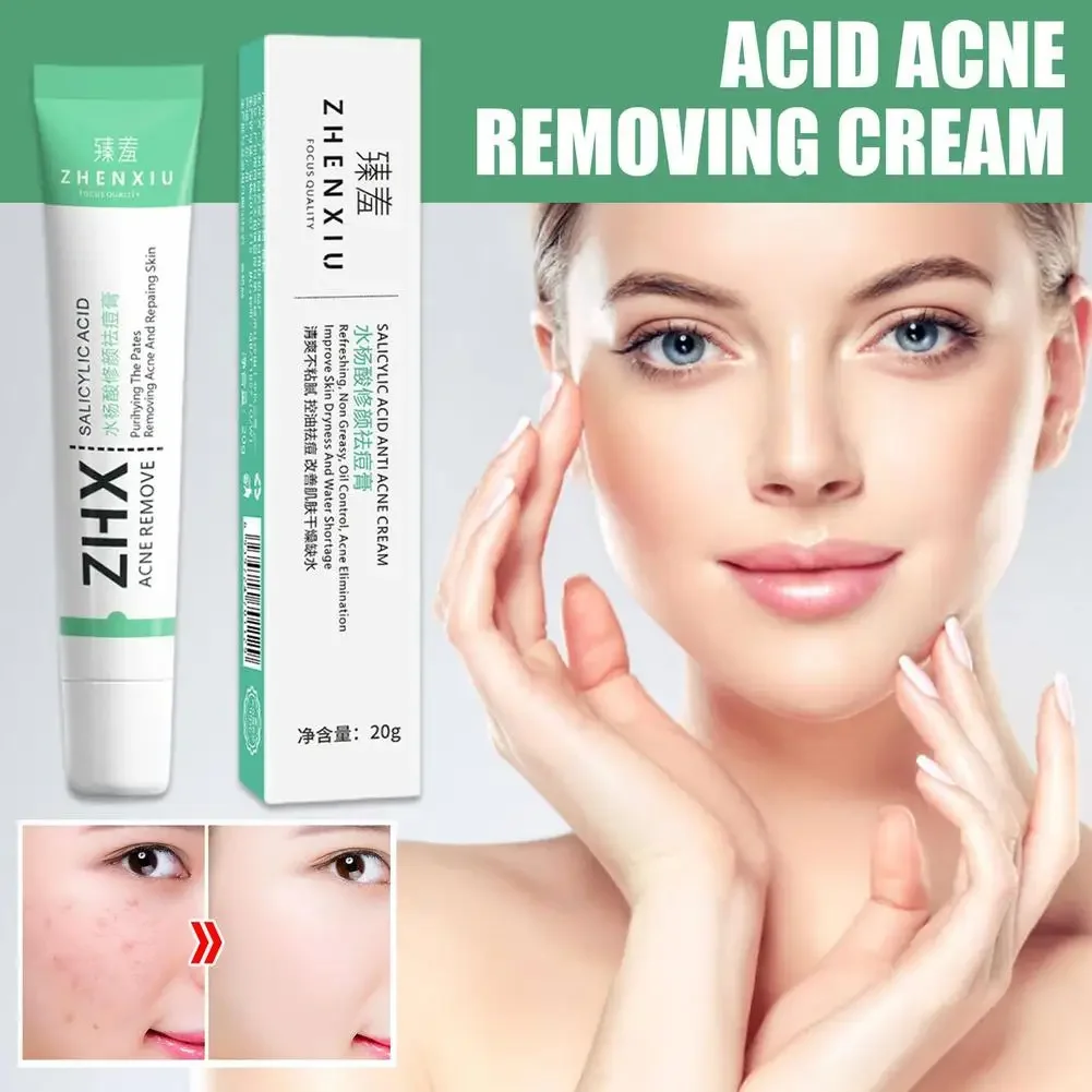 Crema de poros retráctil de ácido salicílico, eliminación de poros grandes, elimina puntos negros, cara, reparación suave, producto para el cuidado de la piel