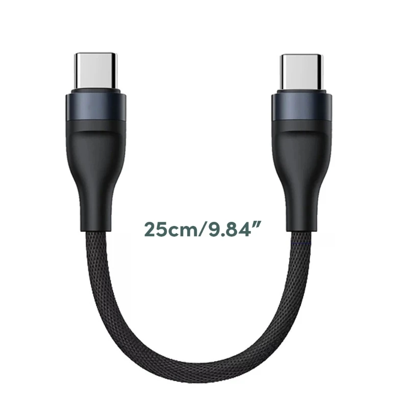 Cable corto USB C a USB C, carga rápida tipo C 66W para PadPro 2020, interruptores PadAir4 y más