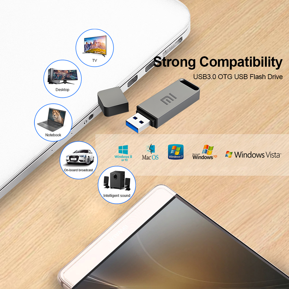 オリジナル Xiaomi ペンドライブ 2 TB USB 3.0 フラッシュメタルドライブ 1 TB 大容量高速伝送ストレージ防水ストレージ