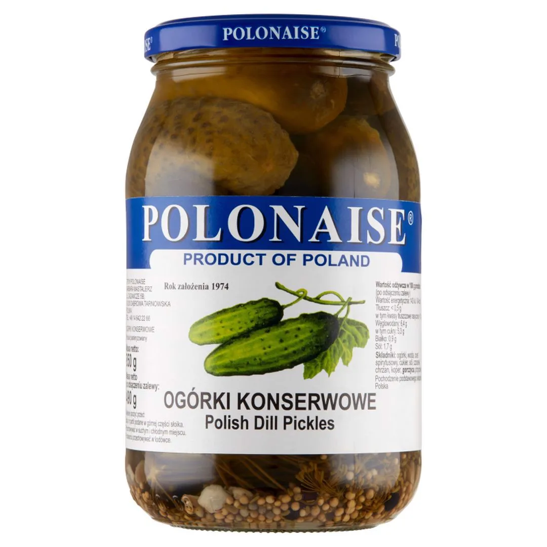 Polonaise Ogórki konserwowe 850 g