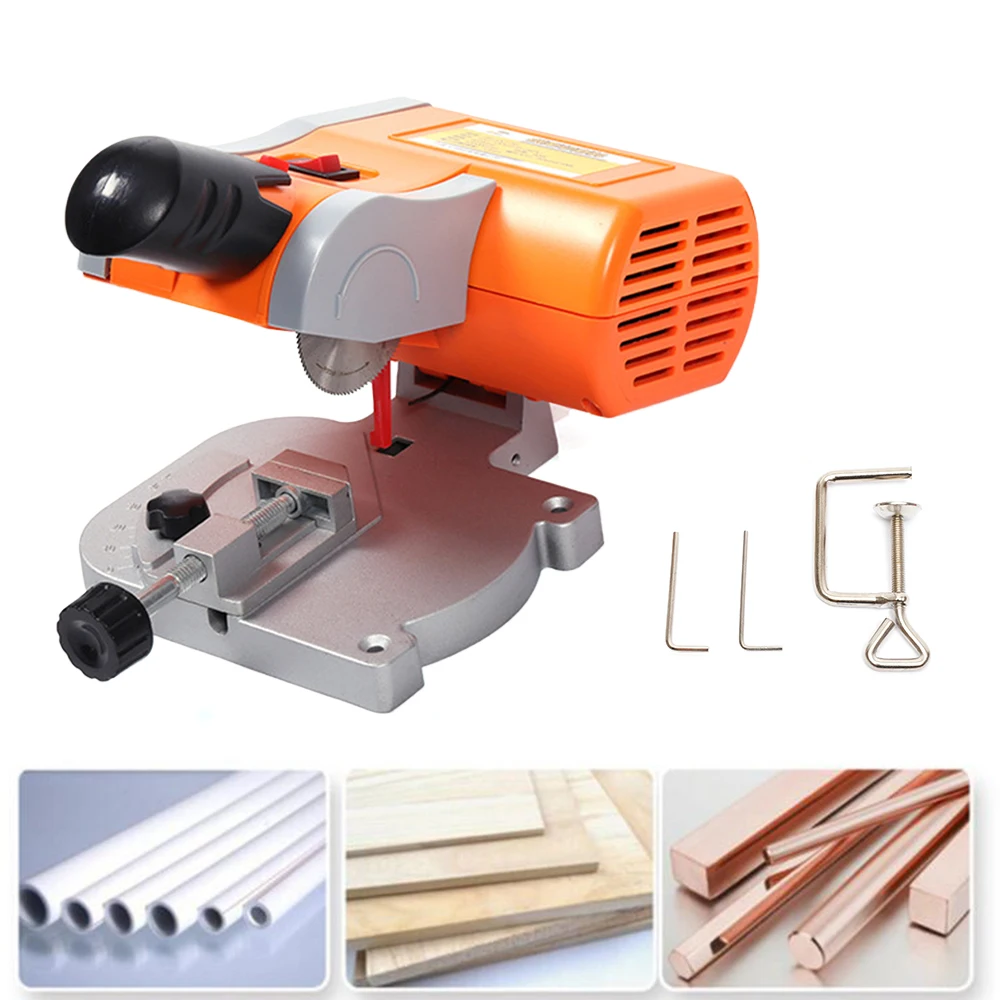 Machine de découpe 7800r/Min, Mini scie à onglet, Table Miniature 90W, outil de coupe à 45 degrés