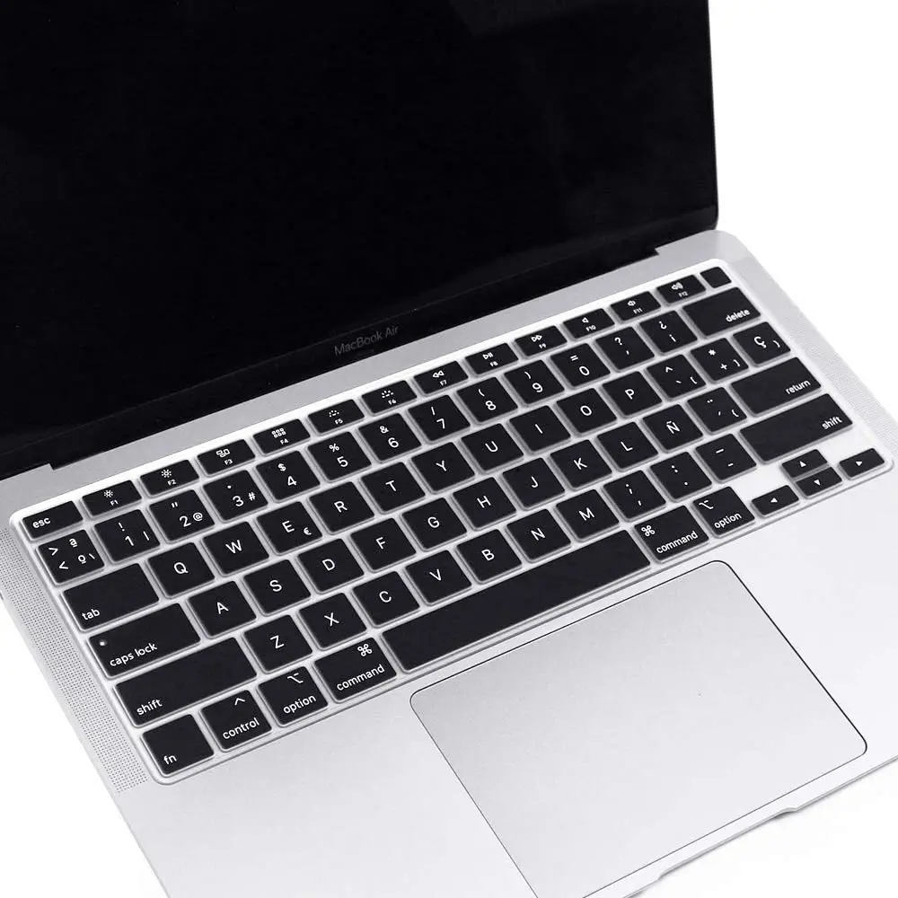 Spanish Keyboard Cover for MacBook Air 13.6 15.3 inch A2681 A2941 A2337 M3 M2 M1 Pro14" 16" A2442 A2779 A2918 A2992 A2485 A2991