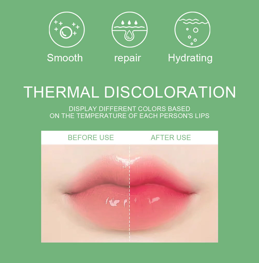 Feuchtigkeit spendende Gekritzel Lippen farbe ändern einfaches Gesicht Lippenstift Frucht warme Änderung Aloe Lippenstift