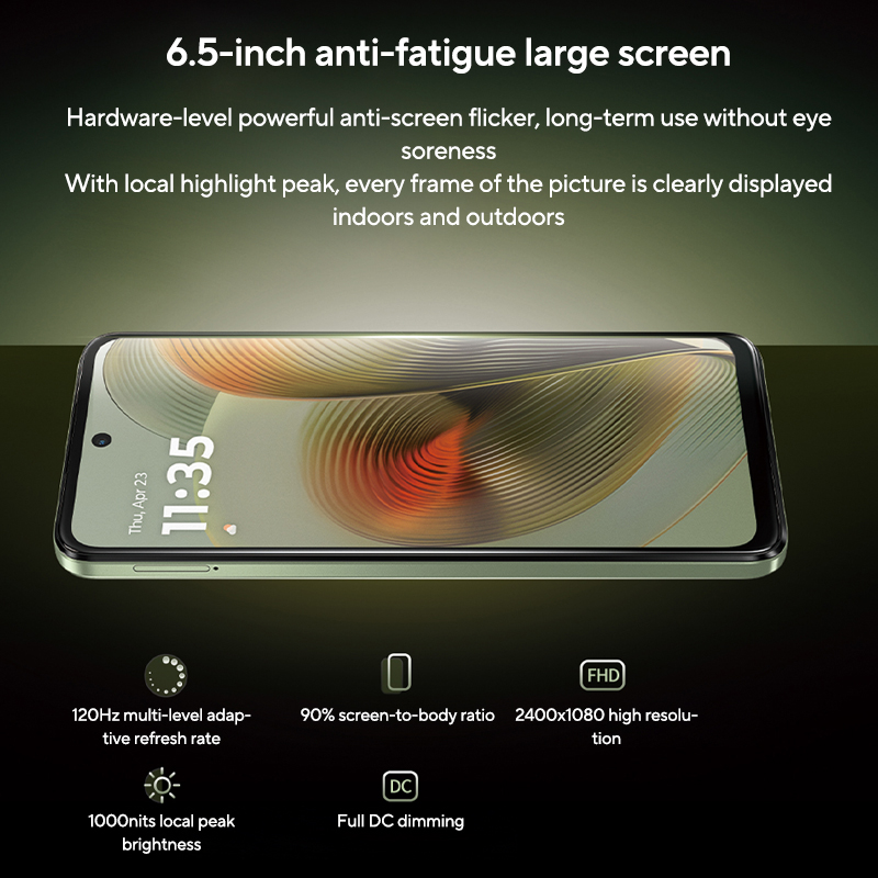 Motorola MOTO G55 Smartphone Original Global ROM 6.5-inch 120Hz Display MediaTek Dimensity 7025 CPU 256GB 50MP Cellphone