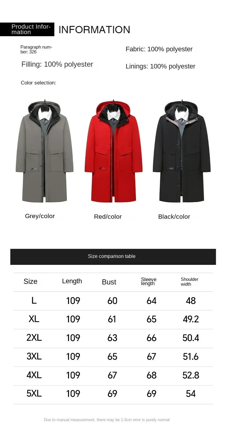 2024ฤดูหนาวผู้ชายWindbreakerยาวหนานักว่ายน้ําPre-การแข่งขันยาวลงเสื้อแจ็คเก็ตหมวกที่ถอดออกได้ชายเสื้อ