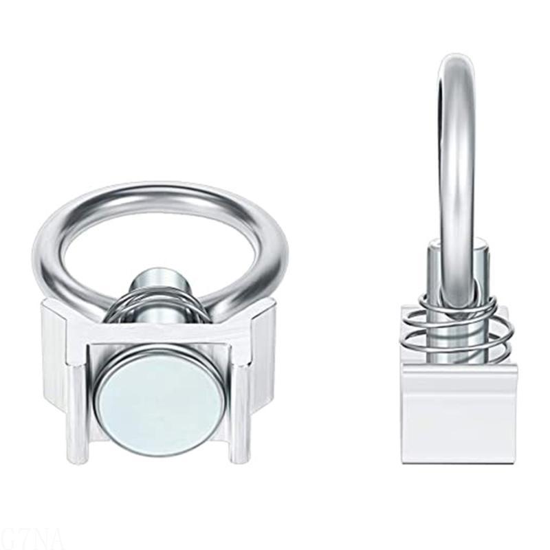 G7NA Single Fitting L-Track 4.000 pond capaciteit met roestvrijstalen ronde ringring aluminium Keeper lading-regeling voor